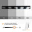 Luminaire à DEL à intensité variable pour meuble-lavabo 5500K-1352060007-1352060005