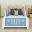 Lit plateforme simple en forme de voiture avec roulettes, structure de lit de voiture en bois pour garçons-1363888606