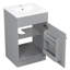 Meuble-lavabo de 20 po avec lavabo en céramique-1231278273