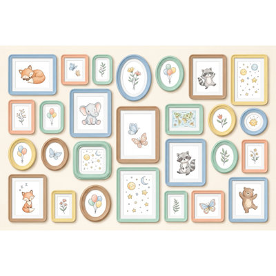 Papier peint carte du monde chambre d'enfant
