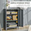 Armoire de rangement, industriel, armoire de rangement, acier
