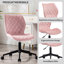 Chaise de travail ergonomique rembourrée en velours Alberson-130231420-120345654