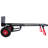 330 Lb Load Capacity Manual Truck With Double Handles - 10" Rubber Wheels For Stable And Smooth Movement Wheeled Metal Frame Performance