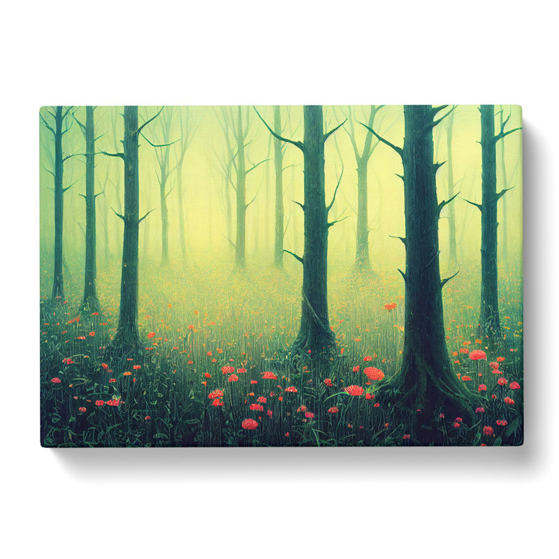 Fabulous Spring Forest - Wrapped Canvas, 50cm H x 76cm W x 3cm D