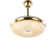 42" 3 - Blade Dimmable Ceiling Fan with LED Lights and Remote, Retractable Ceiling Fan