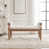 Beige with Weathered Teak Leg