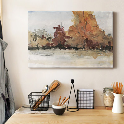 The Autumn View II Premium Gallery Wrapped Canvas - Ready to Hang