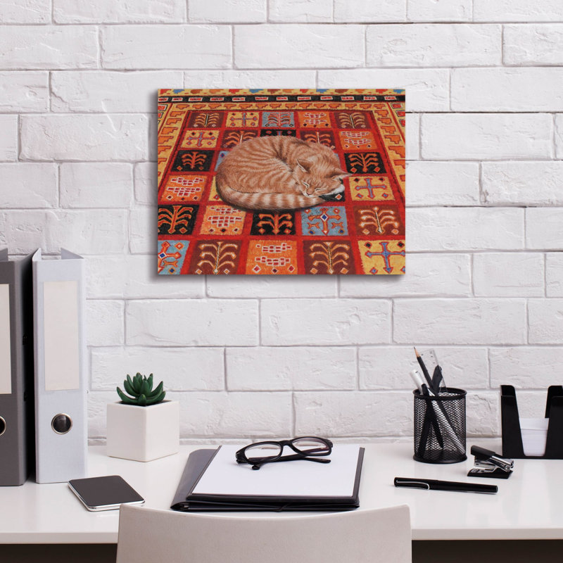 «Forty Winks On Canvas» par Janet Pidoux, H 12 po x l 16 po x P 0,75 po