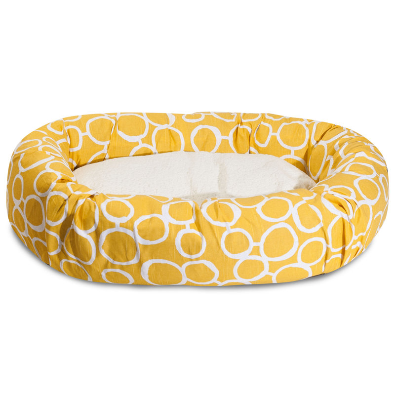 Fusion et sherpa bagel beignet, Jaune, Grand ( l 29 po x P 40 po x H 9 po)