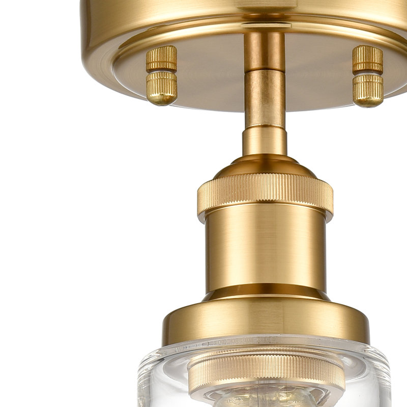 Glass Semi Flush Mount