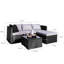 Luzi All Weather Wicker/Rattan 4 - Person with Cushions & Parasol-595475960