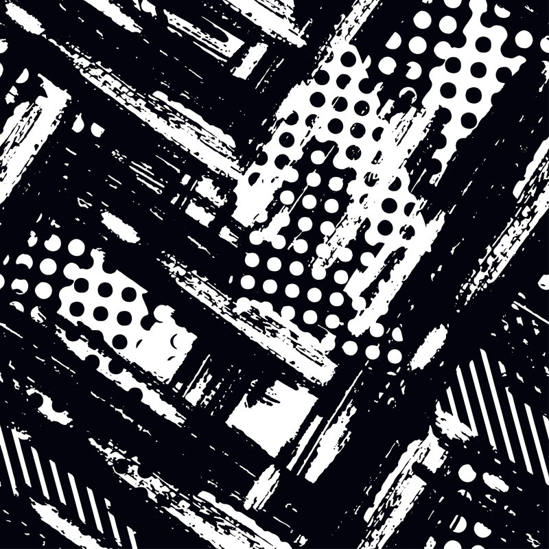 «Inglesbatch Grunge», impression sur toile tendue, H 20 po x l 20 po