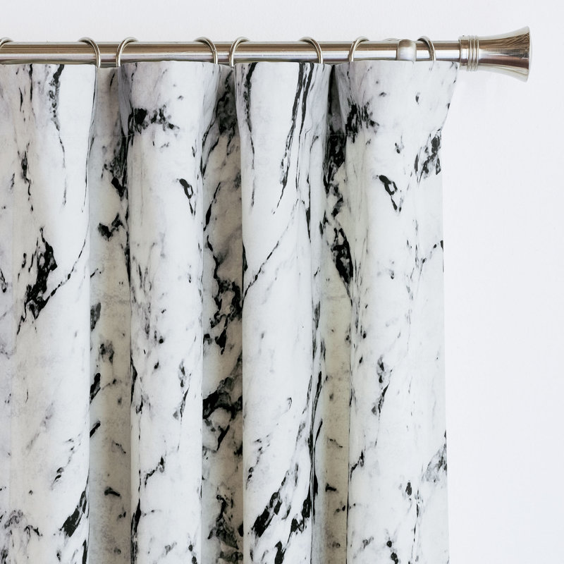 Banks Room Darkening Curtain, 96" W x 108" L