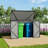 6 ft. W X 4 ft. D Metal Garbage Shed