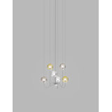 Puppet Suspension 6P Smoky Transparent Matt Black 1 G9 Ul