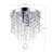 Hazuko Crystal Flush Mount