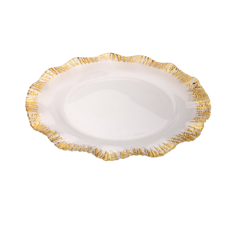 Amerah Glass No Pattern Charger