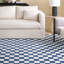 Tapis bleu / ivoire Freemont-90584415