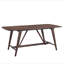Ensemble de salle à manger moderne 7 pièces et 6 chaises d'appoint rembourrées-126529172
