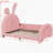 Twin size Upholstered Rabbit-Shape Princess Bed-1840370249-1826874880