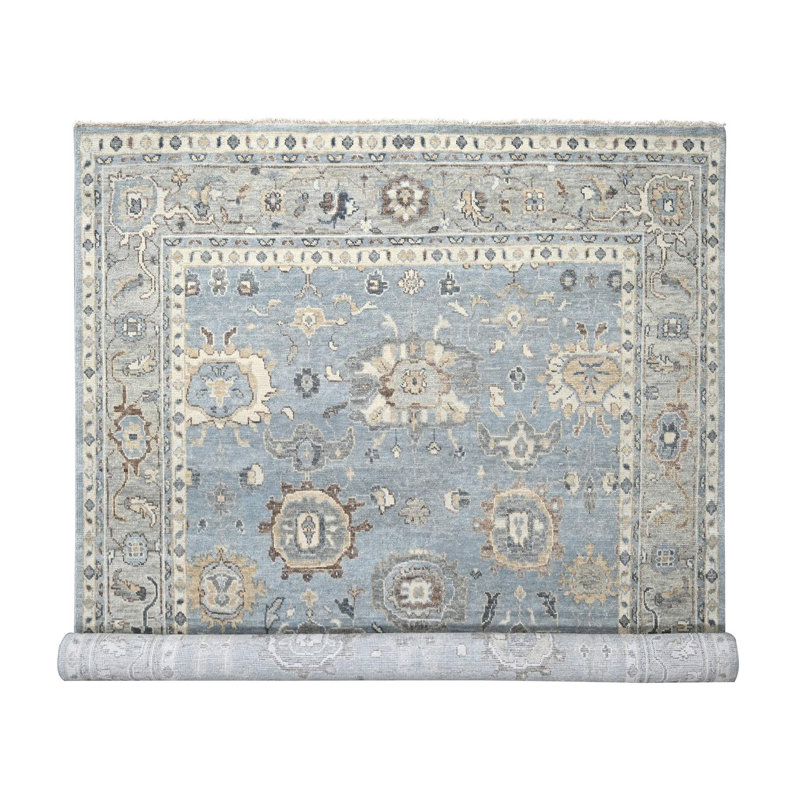 11'9"x14'10" SIlver,Hand Knotted,Oushak Design,Oversized Oriental Rug 85CFD7E8778647D6AE154EB4802F577E