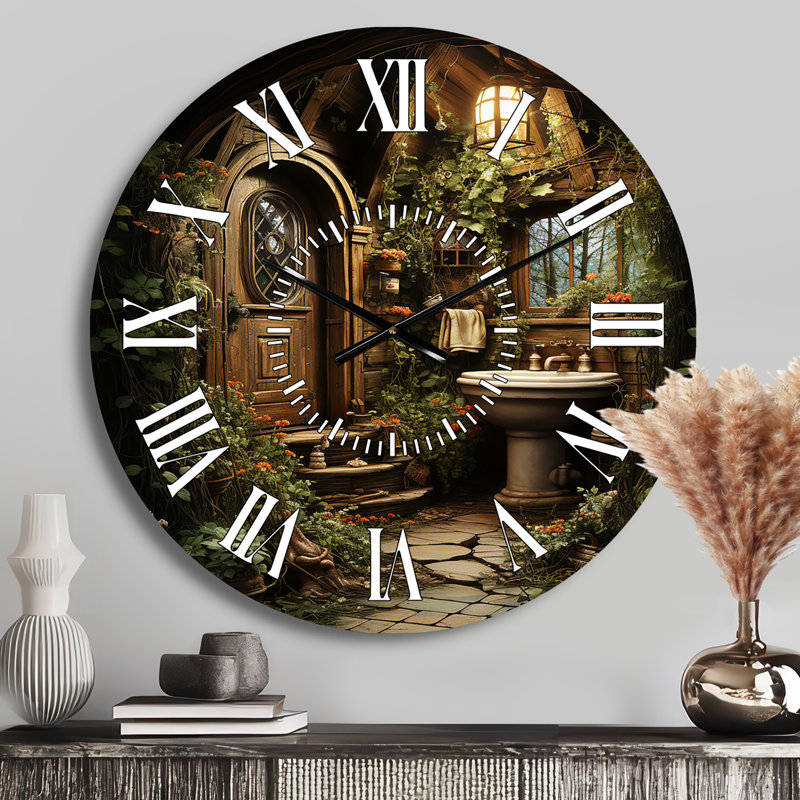 Horloge murale pour salle de bain, Médium