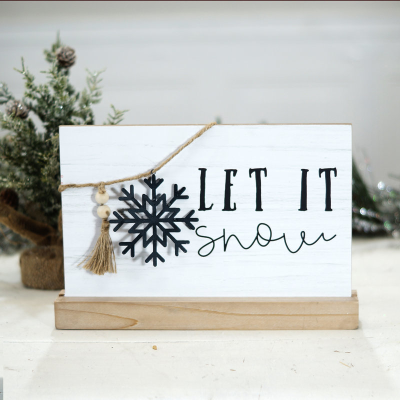 Let It Snow Sign