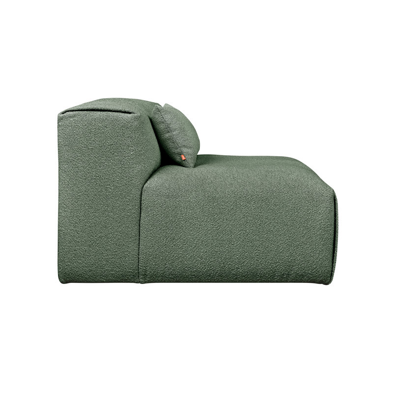 Nest Modular Armless Chair, Morris Pine