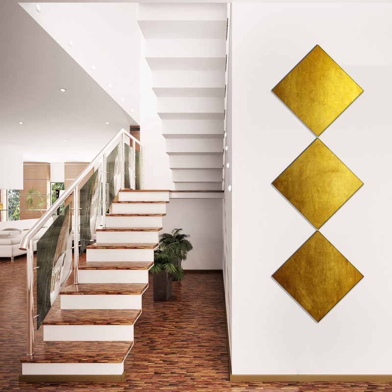 « gold texture », impression à multiples images sur toile