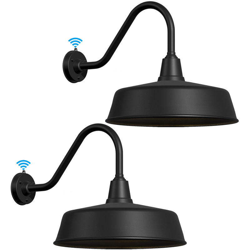 Luminaire de grange mural Toril, H 18 po x l 21 po x P 24 po