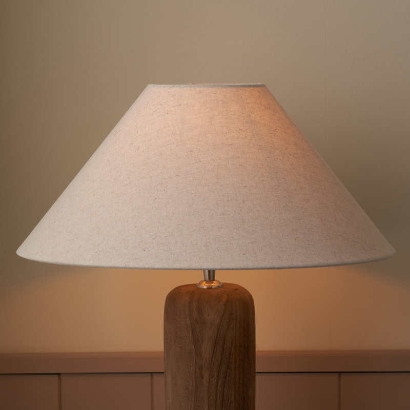 Abirad 28 cm H Empire Lamp Shade ( Screw On ) in Beige
