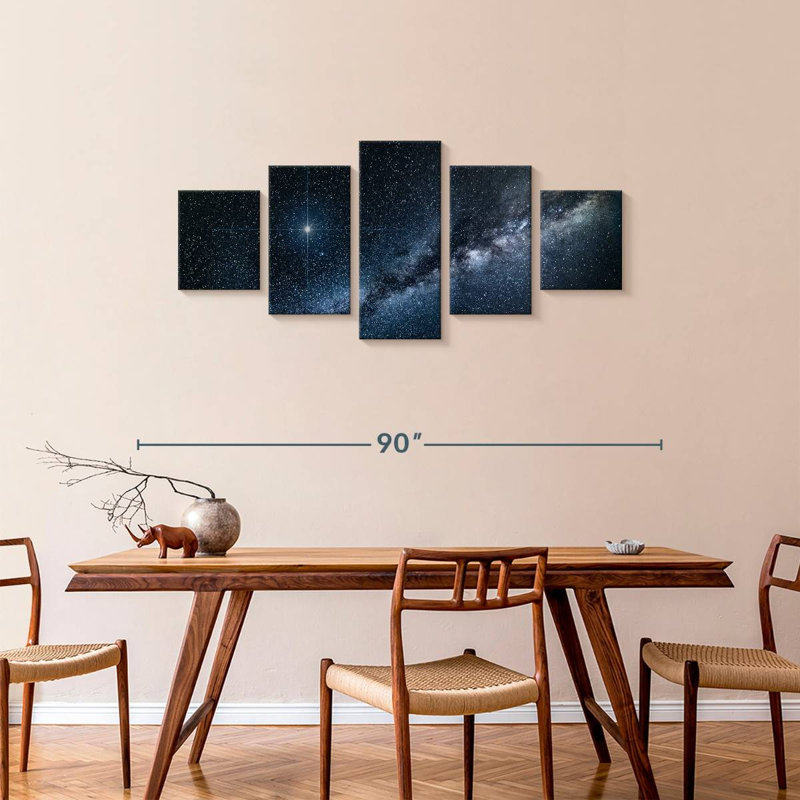 Cosmic Milky Way Galaxy, 34" H x 74" W
