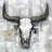 Rustic White Bull Skull Tablecloth | Indoor/Outdoor Decor