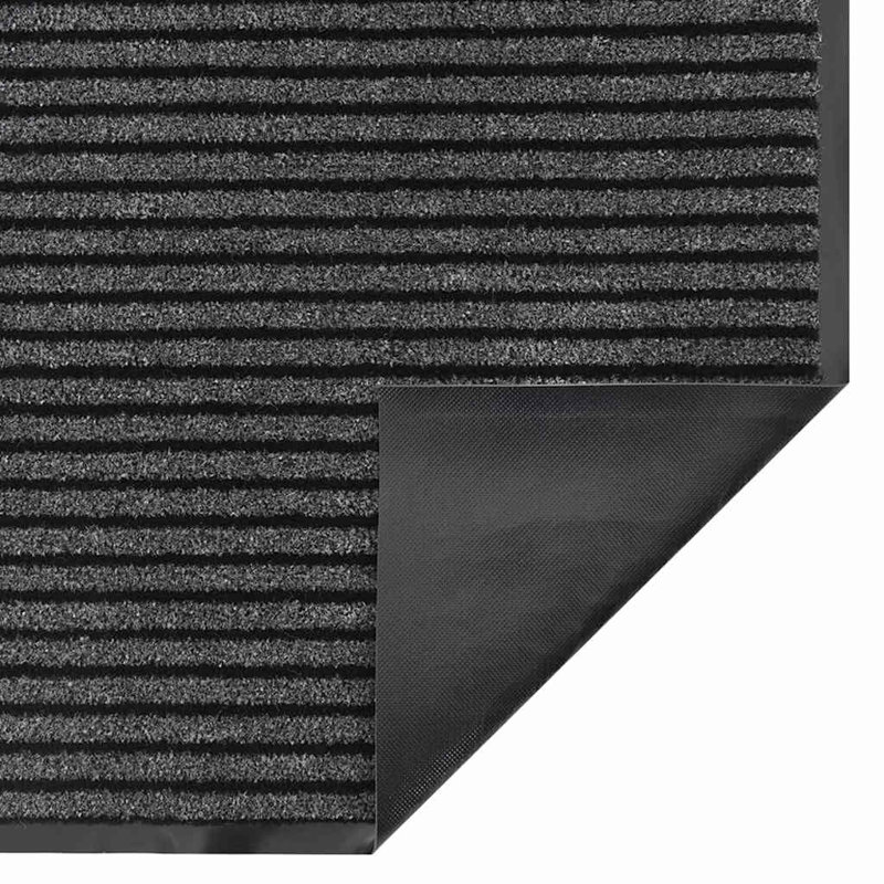 vidaXL Doormat Black Polypropylene Entryway Indoor Mat Home Essentials Floor, 60cm W x 150cm L