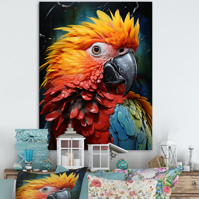 Pointillisme coloré - Reproduction d'art mural animaux