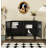 Modern Simple Porch Cabinet Solid Wood Accent Cabinet