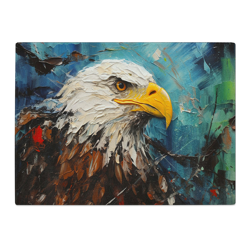 Eagle Palette Knife  Glass Chopping Board