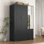 Garde-robe 4 portes avec miroir-1352179537