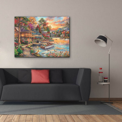 «Freedom At The Lake» par Chuck Pinson, art mural sur toile