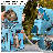 Foldable Pet Stroller, 3 Wheels Folding Carrier Jogger Stroller for Dogs Cats with Canopy and Basket-111302525