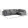 Canapé modulaire de coin modulaire réversible de 119 po de largeur Burrows