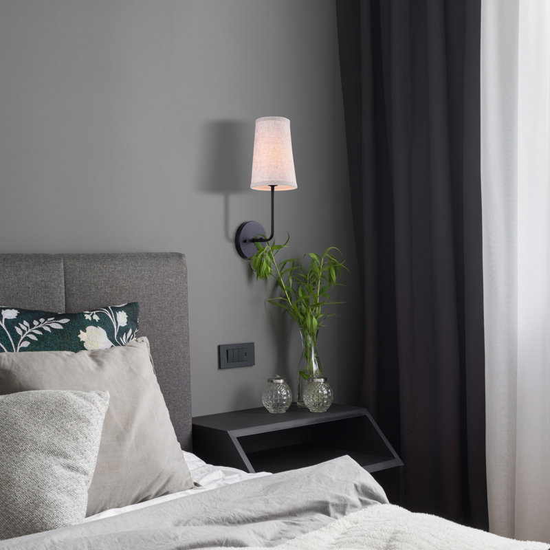Obediah Steel Armed Sconce