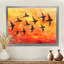 Swallows Birds At Sunset II - art mural oiseau-462427796-462428012-462428015