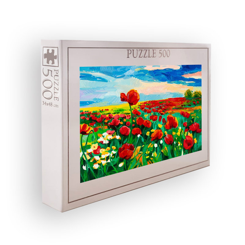 500-Piece Puzzle, 100% Cardboard, 18.9 x 13.4 inches | Box Size: 13.2 x 9.1 x 2.0 inches | Perfect for Family Fun & Relaxation, High-Quality, Durable Pieces for Easy Assembly, Ideal Gift for Puzzle Lovers