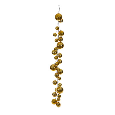 Vickerman 6' Gold Ball Branch Garland