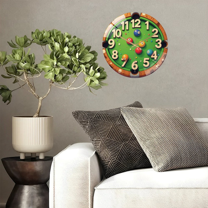 Horloge murale 12 po