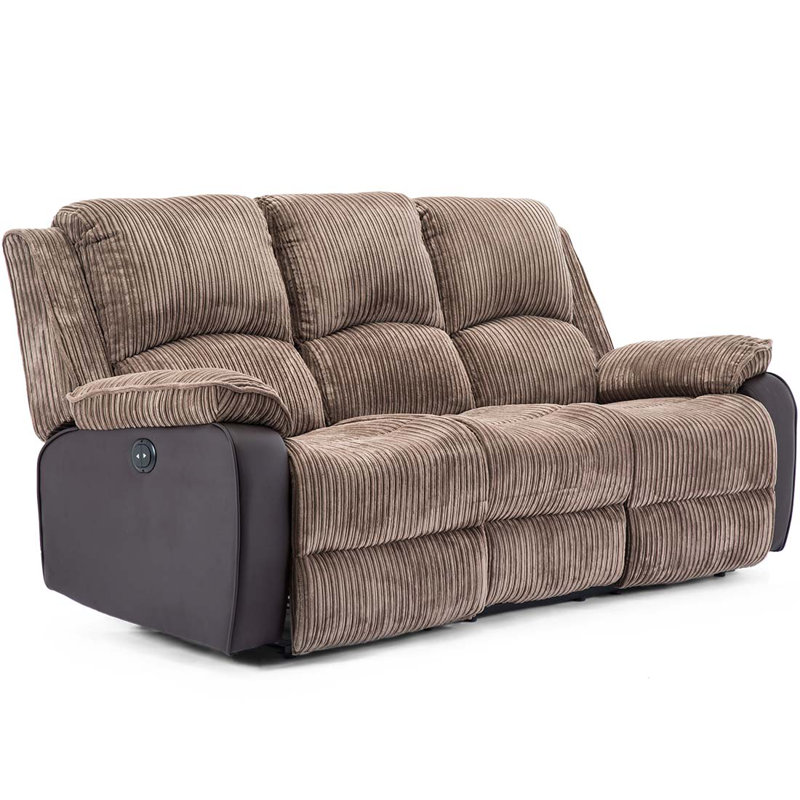 Electric Reclining Living Room Sets, Brown