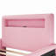Lit plateforme tapissier avec tiroir, DEL et USB-124851109-124851112