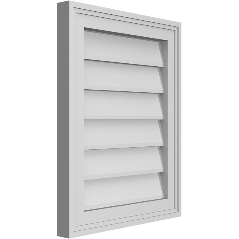 Cadre en brique, brun clair apprêté, H 20 po x l 16 po x P 1,5 po