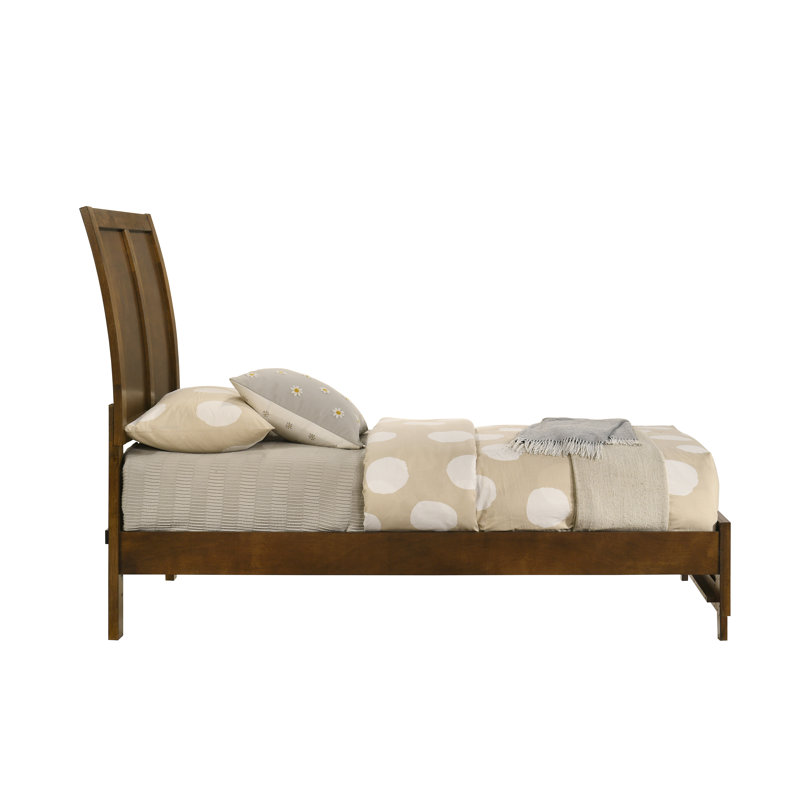 Bangor Wood Twin Bed, Brown, Twin